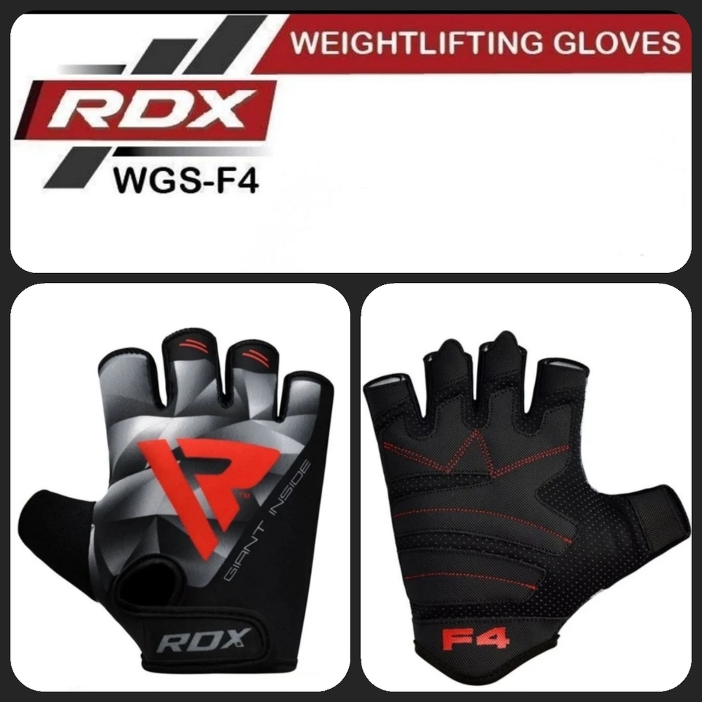 New With Tags! RDX Weightlifting Gym Gloves!  Size Med.